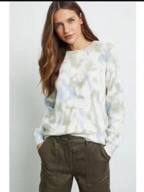 Rails Cream & Grey Light Knit Sweater